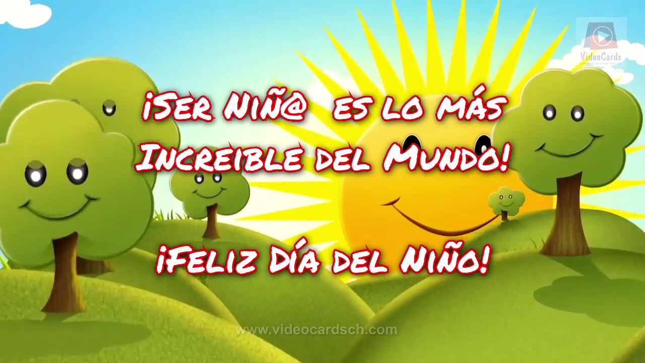 Frases dia del niño, 20 frases hermosas para el día del niño - YouTube