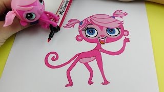 How to Draw Minka Mark from Littlest Pet Shop Coloring Video for Kids(How to Draw Minka Mark from Littlest Pet Shop Coloring Video for Kids If you like my videos don't forget to subscribe =), 2016-10-25T16:07:22.000Z)