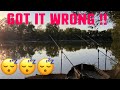 When things you Try in CARP FISHING don’t PAY OFF