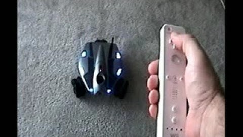 WowWee Rovio controlled by Nintendo Wii Remote (WiiMote)