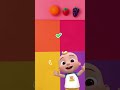 Cocomelon Food Games! Apples, Bananas, Strawberries and Grapes! #shorts