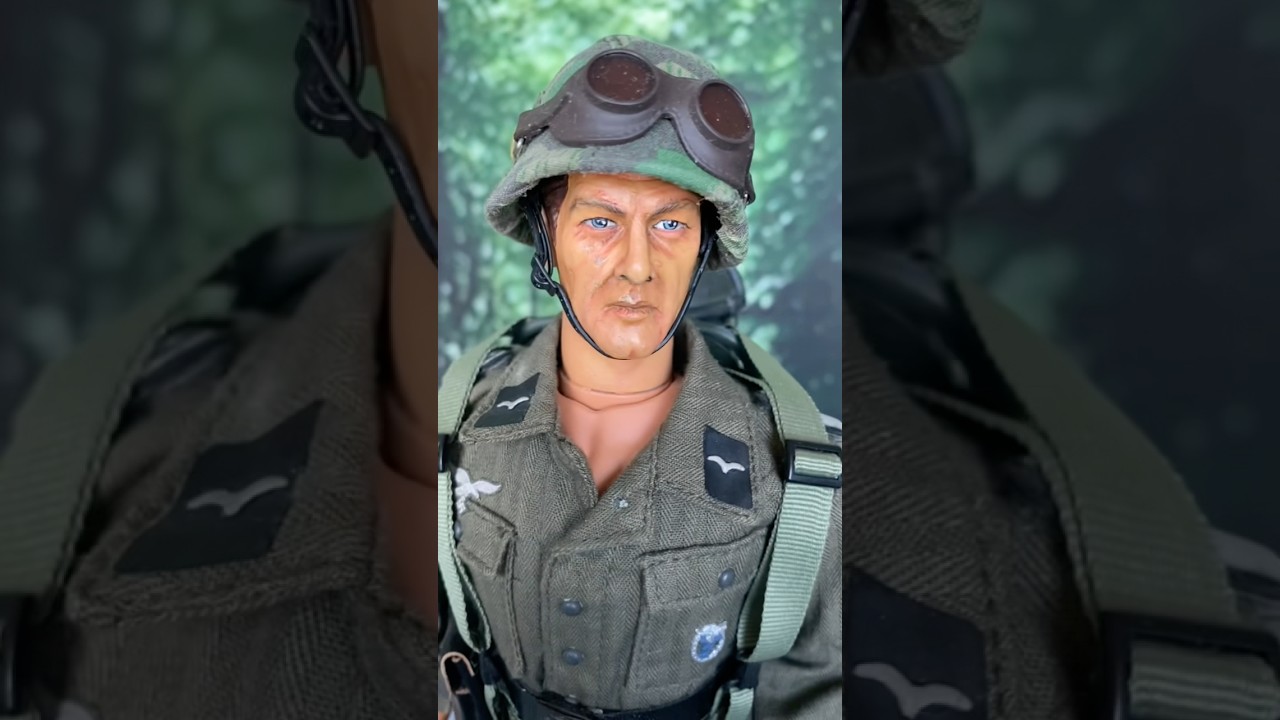 1/6 Scale Luftwaffe Engineer with Flammenwerfer 35 Flamethrower. Custom Kit Bashed Figure.