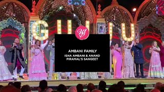 Ambani Family at Isha Ambani & Anand Piramal's Sangeet - “GUJJU” - Kal Ho Naa Ho
