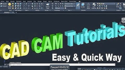 HOW TO CREATE A 2D TEXT TO 3D TEXT _IN AUTOCAD