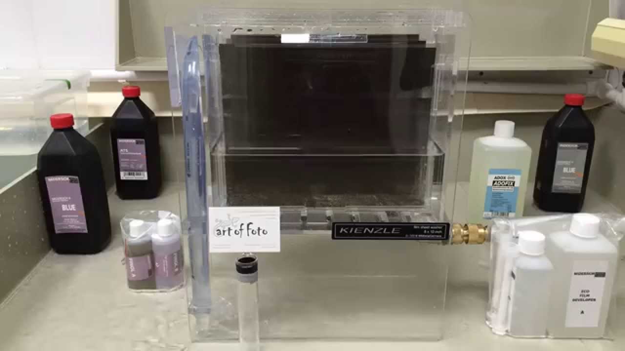 HOW TO wash a sheet films in the Kienzle Film Washer YouTube