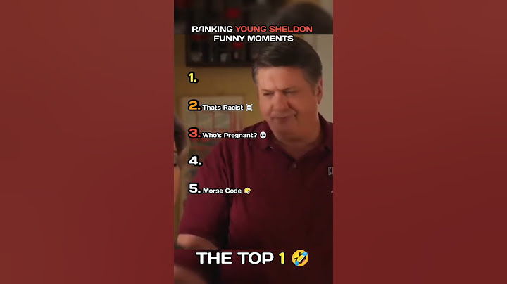 Ranking Young Sheldon Funny Moments 🤣