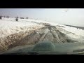 Rally on the spring road to takeoff-landing site in Perm Region