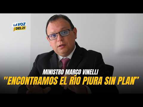 Marco Vinelli sobre obras inconclusas y corrupción: "Encontramos defensas ribereñas caídas en Piura"