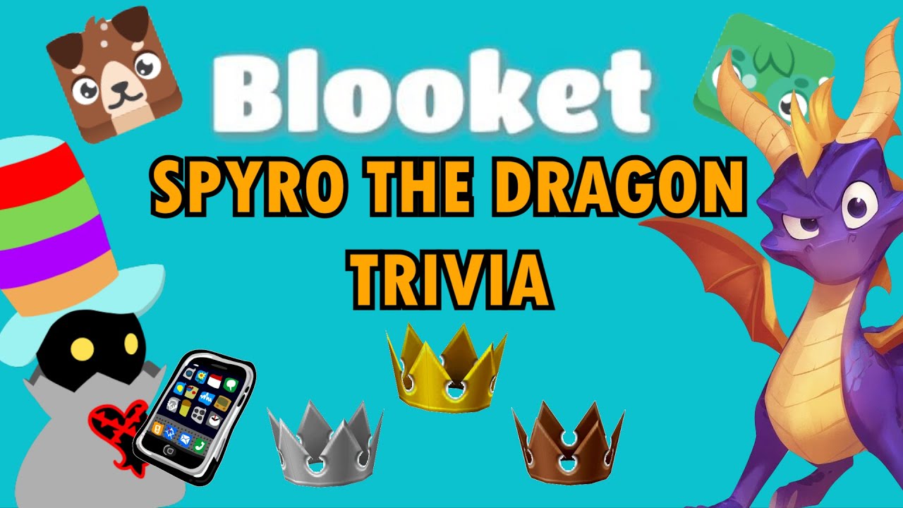 Spyro the Dragon Series Trivia Blooket Regular Pat Stream YouTube