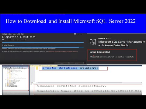 How To Download & Install Microsoft SQL Server 2022 Express & SQL Server Management Studio