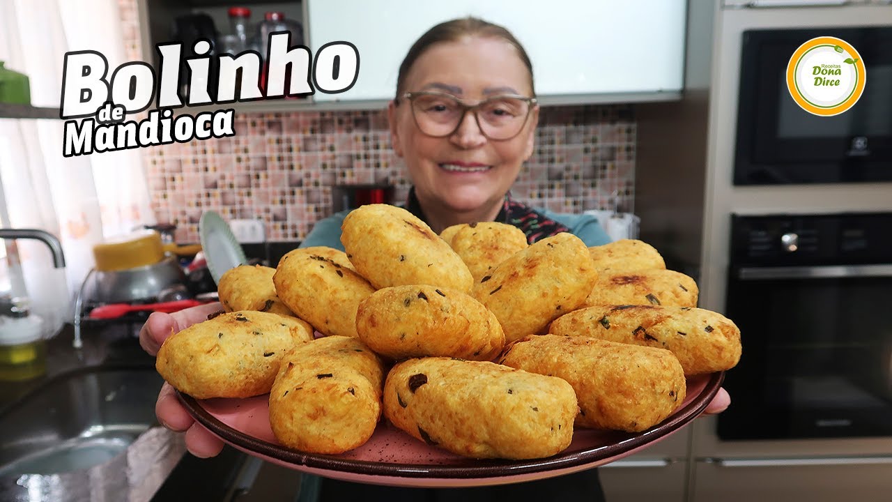 PURA MANDIOCA RECHEADA COM QUEIJO QUE FICOU INCRÍVEL | BOLINHO DE MANDIOCA, AIPIM, MACAXEIRA #1041