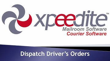 Xpeedite Dispatch Driver