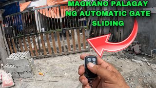 MAGKANO BA MAGAGASTOS SA AUTOMATED SLIDING GATE?