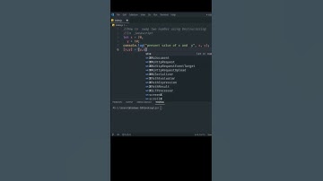 How to swap two numbers using destructuring in javascript #shorts #javascript #ytshorts