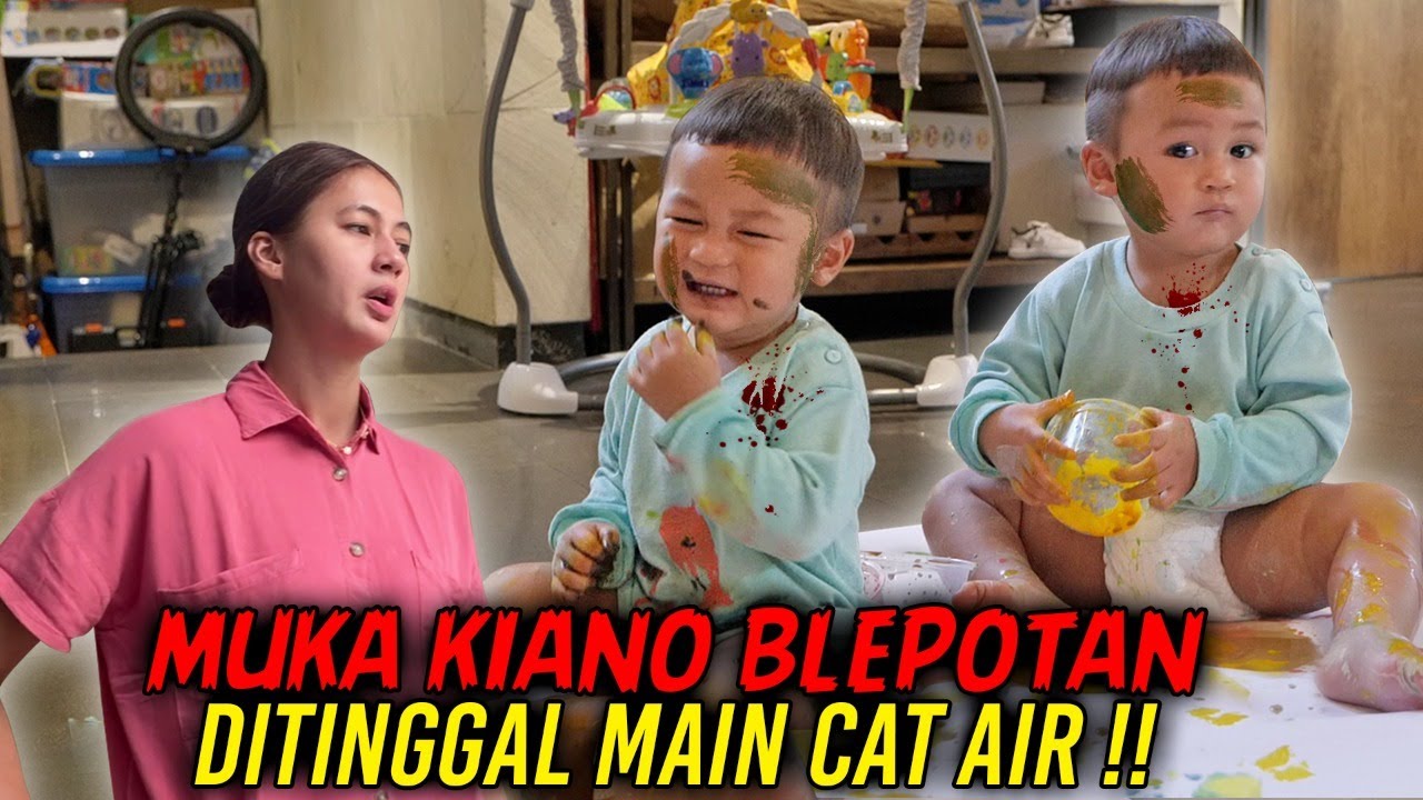 DITINGGAL SEBENTAR MAIN CAT, MUKANYA KIANO BLEPOTAN SEMUA ..