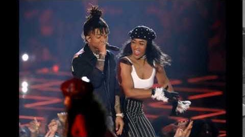 Swae Lee performs on stage during the MTV EMAs 2017 held at The SSE Arena
