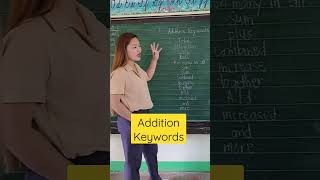 Addition Keywords #math #mathstricks #mathtutorial #teacher #teacherfluencer #mathtricks