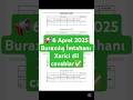 📢6 Aprel 2025 📢 Xarici dil cavabları ‼️ Abunə olmağı unutmayın 🌷 #keşfet #education