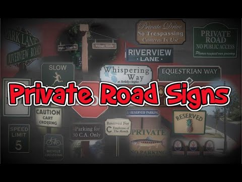 Private Road Signs | Educational Videos for Kids | Learn Road Safety🛣️