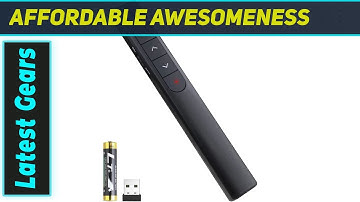 Wireless Presenter Remote: The Ultimate Clicker for Flawless Presentations!