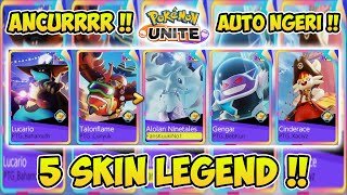 5 SKIN LEGEND PERTAMA DI POKEMON UNITE BERSATU !! GASKANNN !! Pokemon Unite (Indonesia)