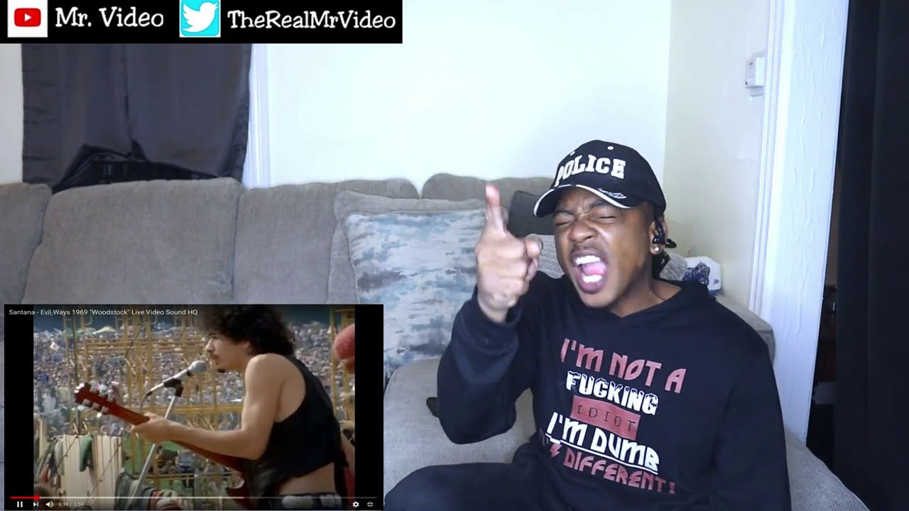 BE CAREFUL!! | Santana - Evil Ways 1969 "Woodstock" Live Video Sound HQ (REACTION!!)