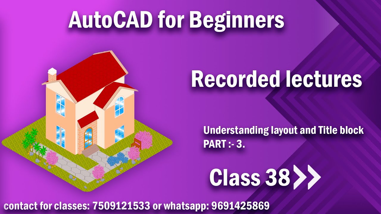 AutoCAD Class 38.