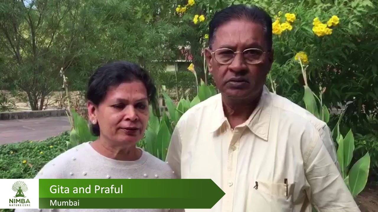 Gita and Praful detox and rejuvenates their body at Nimba