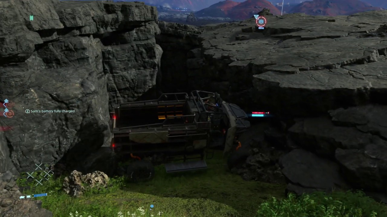 DEATH STRANDING stuck between a rock and a hard truck YouTube