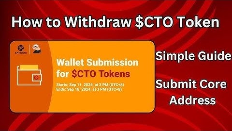 SATOSHI CTO Mining Ended | How To Withdraw $CTO | #satoshi #cto #airdrop