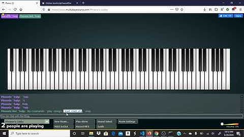 Multiplayer piano proxy bot/midi player. [Link in Description]
