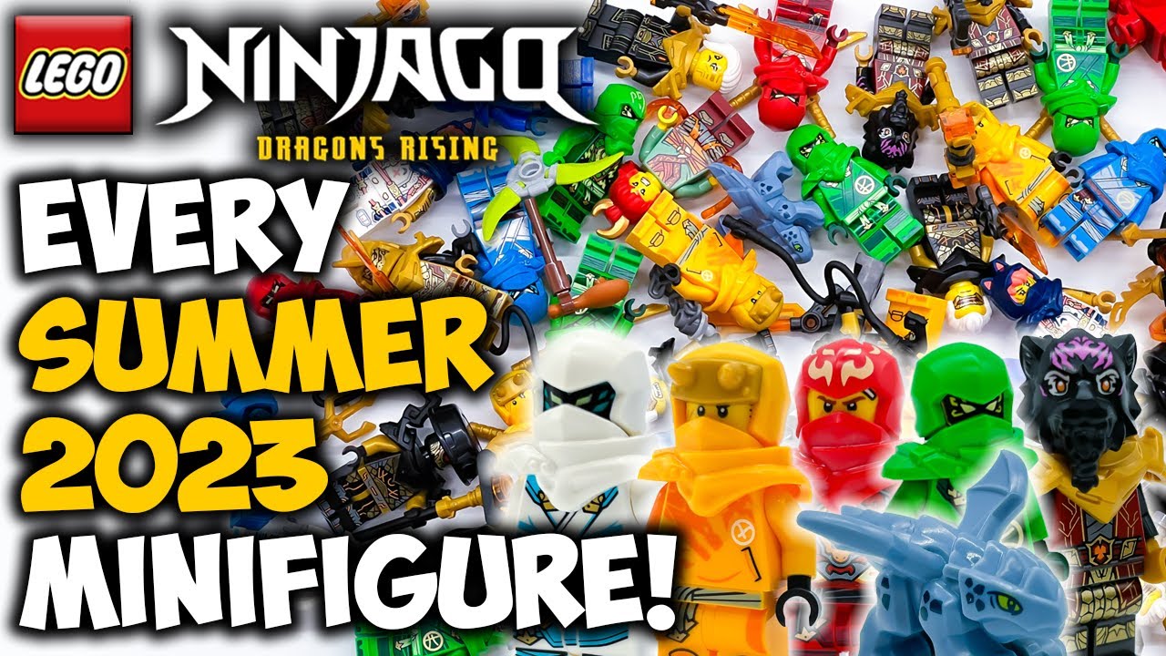EVERY Summer 2023 Ninjago Dragons Rising Minifigure REVIEWED YouTube