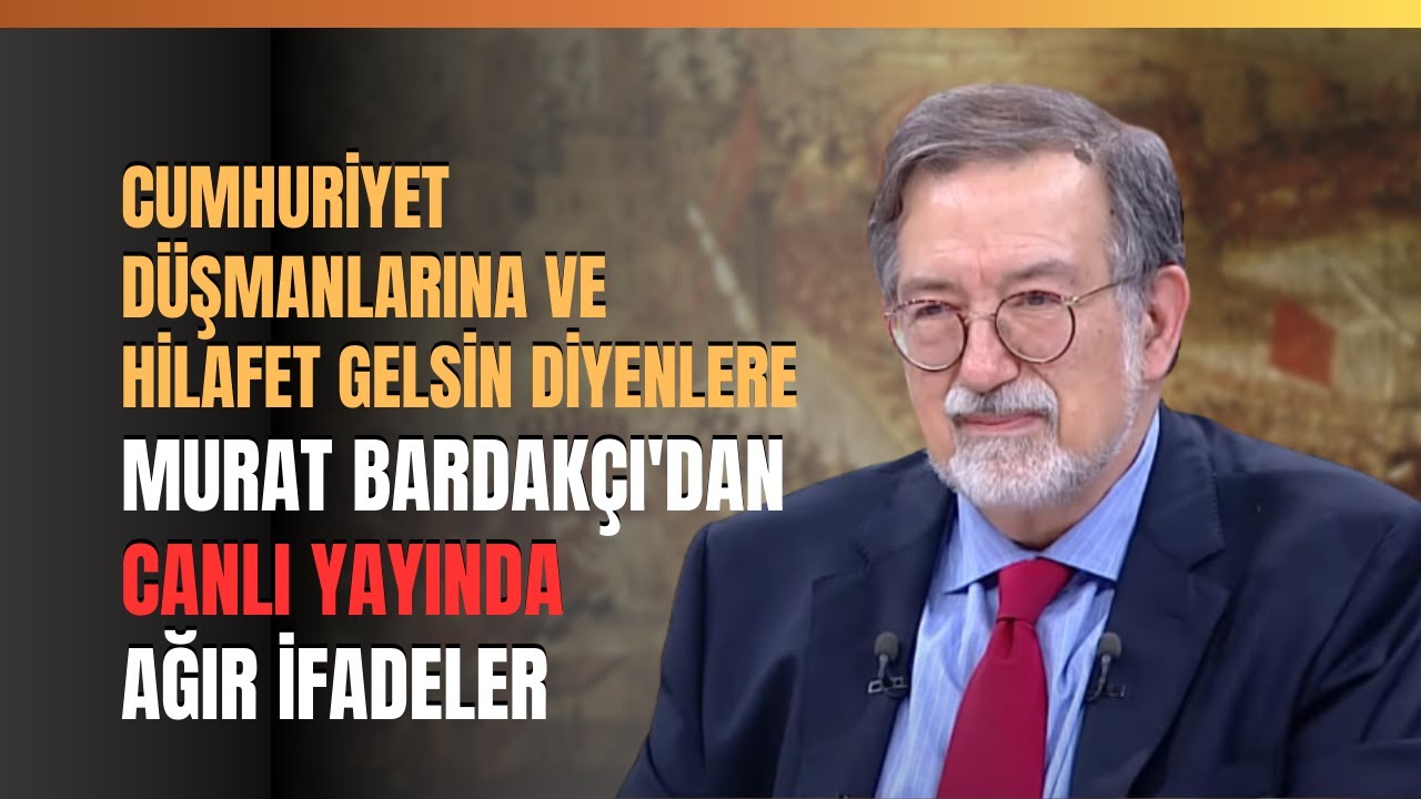 Cumhuriyet Düşmanlarına Ve Hilafet Gelsin Diyenlere Murat Bardakçı'dan Canlı Yayında Ağır İfadeler
