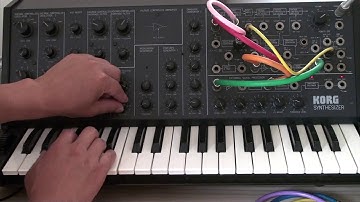 Korg MS-20 a simple techno loop 16 #korgms20