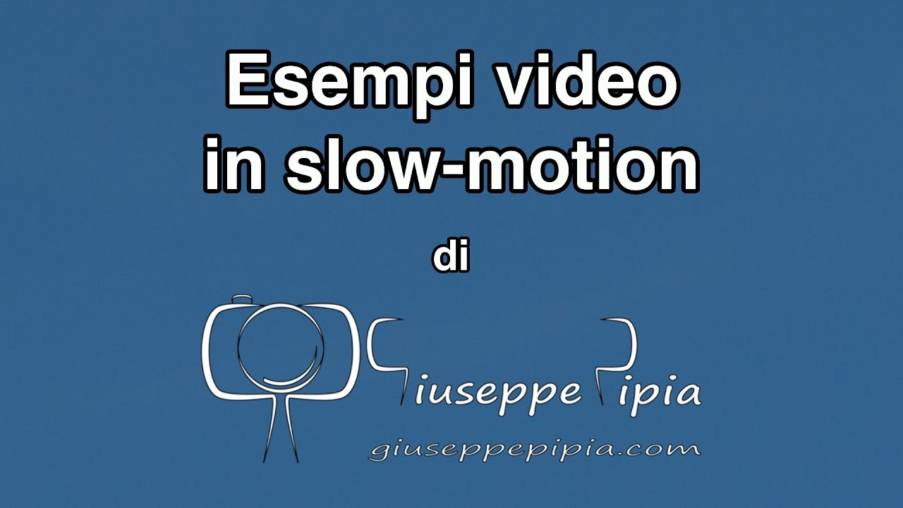 Esempi video Canon EOS 70D slowmotion. YouTube