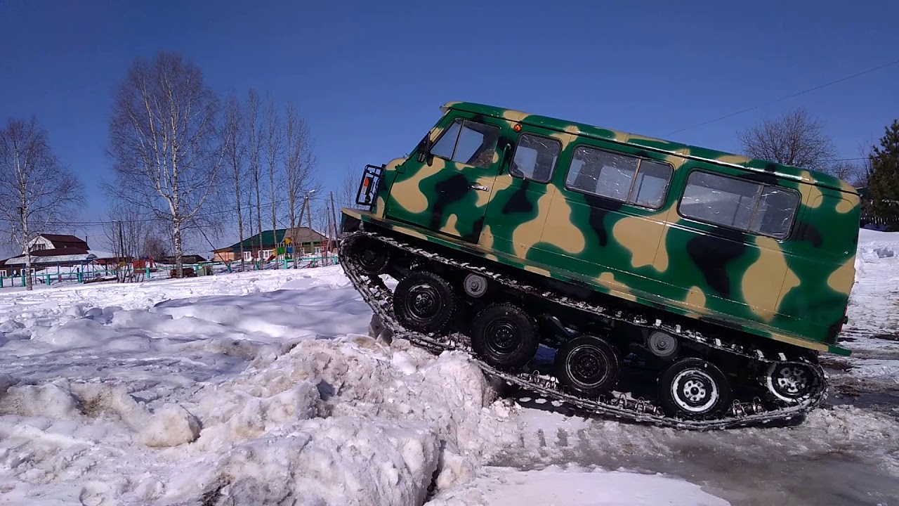 Болотоход из уаза