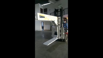 Hydraulic Forklift Attachments Marble Handler Use To Loading & Unloading Marble From Container