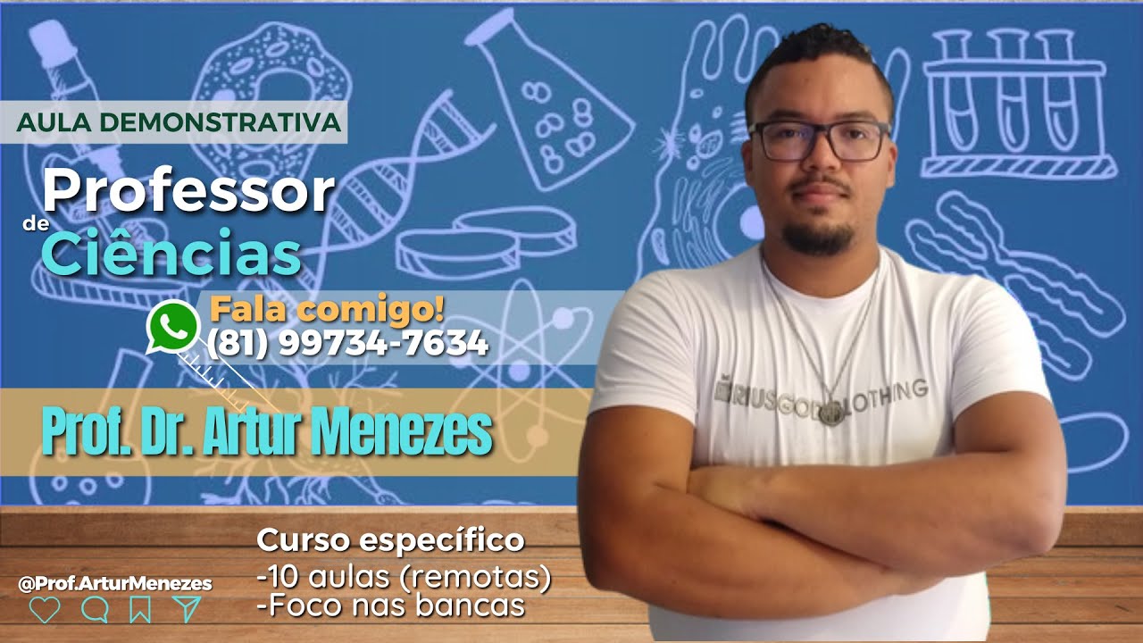 Aula 01 - Concurso Professor de Ciências - Questões Bancas Cebraspe e FGV