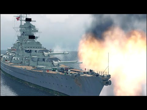 BISMARCK vs YAMATO BATTLESHIP - SUPREME NAVAL STAND