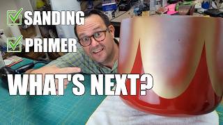 Wedell Williams Model 44 | Starting paint with PINSTRIPING