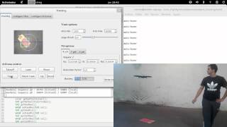 [JDEROBOT]: Ar.Drone vertical tracking x,y first approach