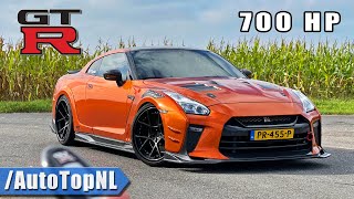 700HP NISSAN GTR R35 | REVIEW on AUTOBAHN [NO SPEED LIMIT] by AutoTopNL