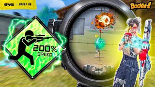 Dùng Súng Ngắm Chơi Tử Chiến Siêu Tốc Độ !!! | HEAVY Free Fire