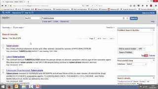 Video 8: Searching PubMed with MeSH – Advanced