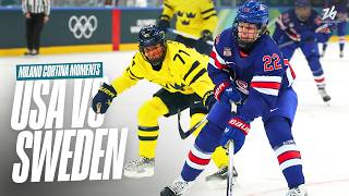 “Defense Wins Championships” 🇺🇸🏒🇸🇪 | Women's Ice Hockey Semifinals | Milano Cortina Moments
