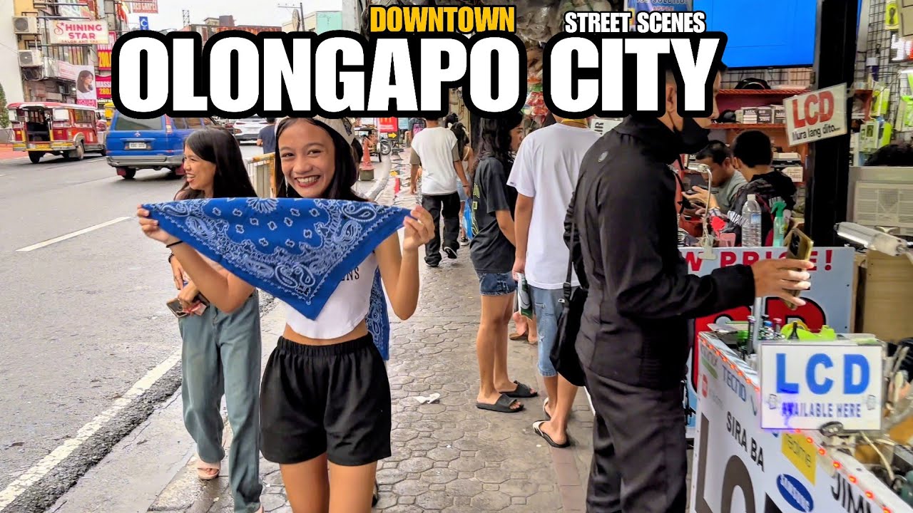 DOWNTOWN OLONGAPO CITY Walking Tour | PHILIPPINES[4K]