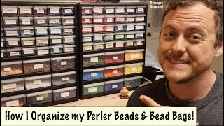 How I Organize my Perler Beads and Bead Bags!