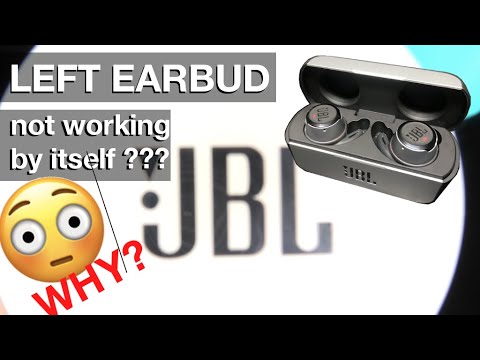 JBL LEFT earbuds not by itself models - YouTube