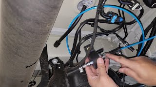 How to connect Eberspacher Diesel Heater pump to factory fuel line on Mercedes Sprinter #vanbuild