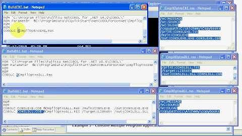 NETCOBOL For .NET Command Line Compile Part 2 of 2